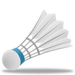 Badminton volant PNG image-10428